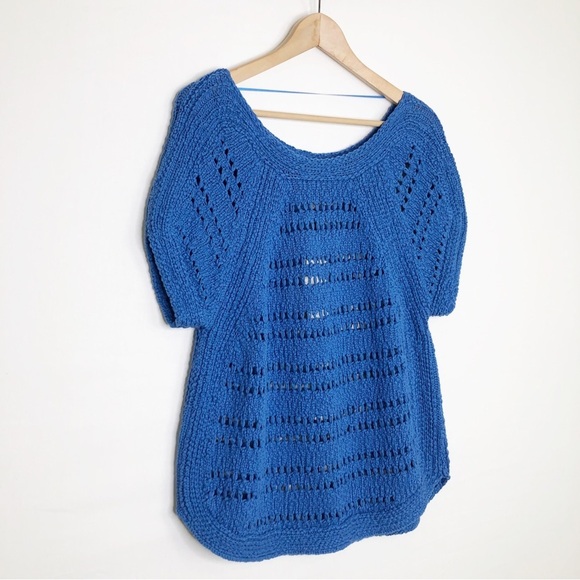Sandro blue Sophie chunky sweater - Picture 8 of 10